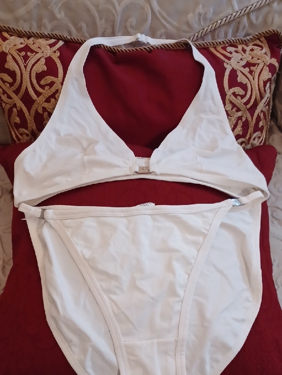 Calvin Klein Other - Calvin Klein White Halter Bra And Matching Bikini Panties